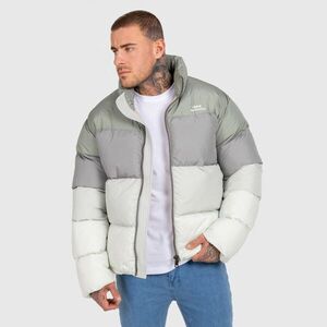 Pánská bunda Iron Aesthetics Block Puffer, green obraz