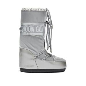 Juniorské vysoké zimní boty MOON BOOT-MB ICON GLANCE-JR, H001 SILVER obraz