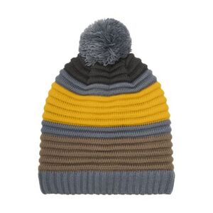 Chlapecká zimní čepice COLOR KIDS-Hat - Colorblock-7842-Stormy Weather obraz