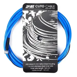 34R BMX Co. Lanko + bowden CLITO CABLE modré - modrý obraz