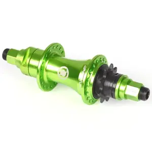 34R BMX Co. Náboj zadní BMX 34R ROTO REAR HUB 36 děr, zelený - LHD obraz