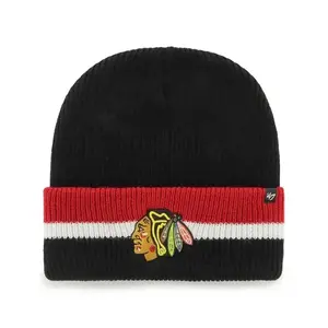 47 Brand Čepice NHL Split Cuff Knit SR - Senior, Chicago Blackhawks obraz