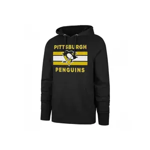 47 Brand Mikina NHL Burnside Distressed SR - Senior, Pittsburgh Penguins, S obraz