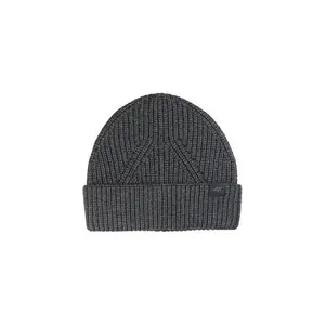 4f CAP WAW25ACAPM576-20M DEEP BLACK MELANGE pánská zimní čepice - Velikost 52/56 cm obraz