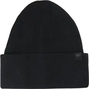 4f CAP WAW25ACAPU556-20S DEEP BLACK zimní čepice - Velikost UNI obraz