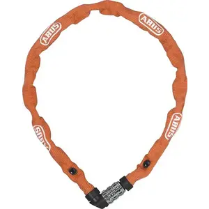 Abus řetězový zámek 1200/110 web orange kódový obraz