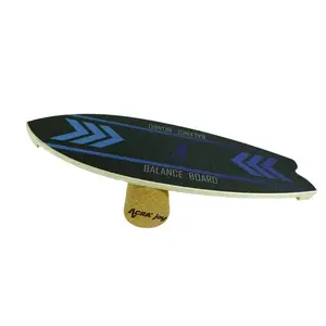 Acra Indoorboard Wave balanční deska , černo-modrá obraz