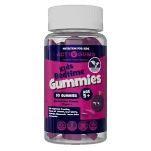 Activ Gums Kids Bedtime Gummies 180 Želé - Černý rybíz obraz