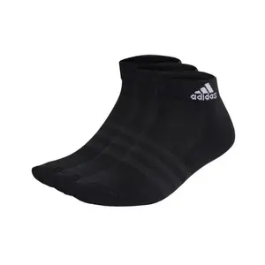 Adidas 3 PACK-C SPW ANK-BLACK/WHITEAdidas 3 PACK-C SPW ANK-BLACK/WHITE ponožky - Velikost 37/39 obraz