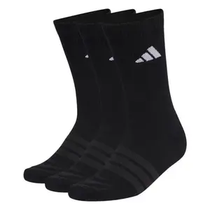 Adidas 3PACK-C ESS CRW 3P BLACK/BLACK/WHITE ponožky - Velikost 40/42 obraz