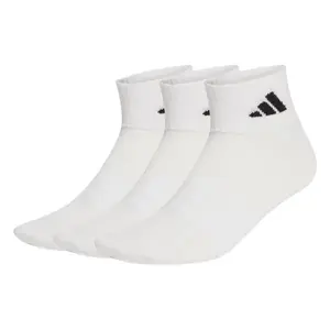 Adidas 3PACK-T ESS ANK 3P WHITE/WHITE/BLACK ponožky - Velikost 46/48 obraz