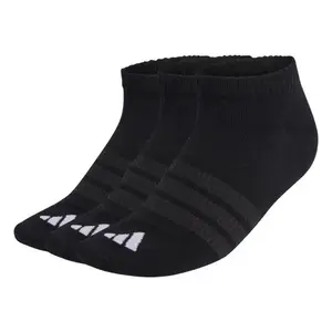 Adidas 3PACK-T ESS LOW 3P BLACK/BLACK/WHITE ponožky - Velikost 43/45 obraz