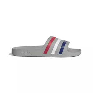 Adidas Adilette Aqua M grey two/mystery ink/pure ruby pánské nazouváky - Velikost 43 obraz