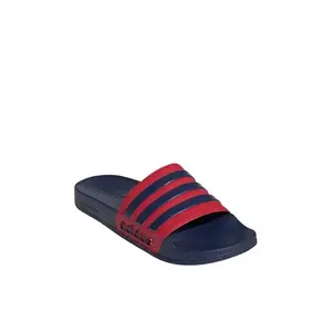 Adidas Adilette Shower M dark blue/dark blue/better scarlet pánské nazouváky - Velikost 44, 5 obraz
