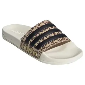 Adidas Adilette Shower W off white/core black/magic beige dámské nazouváky - Velikost 44, 5 obraz