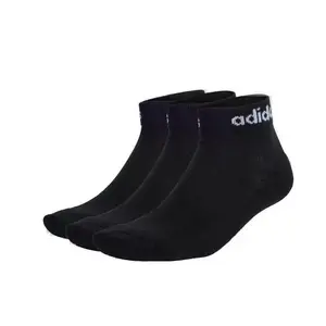 Adidas C LIN ANKLE 3P-3 pack-BLACK/WHITE ponožky - Velikost 37/39 obraz