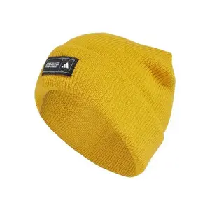Adidas ESS BEANIE CUFF ACTGOL/BLACK/WHITE zimní čepice - Velikost 57/61 cm obraz