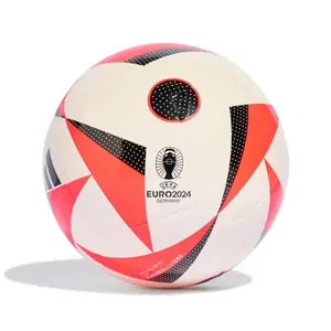 Adidas EURO24 CLB WHITE/SOLRED/BLACK fotbalový míč - Velikost 5 obraz