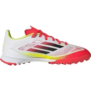 Adidas F50 League Jr TF cloud white/core black/solar yellow chlapecké fotbalové kopačky turfy - Velikost 35, 5 obraz