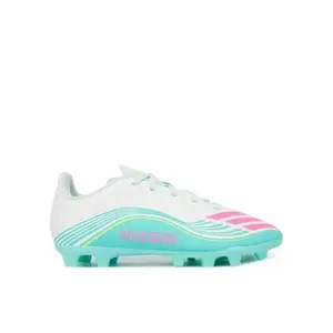 Adidas F50 Messi Club Jr FG/MG cloud white/lucid pink/flash aqua chlapecké fotbalové kopačky - Velikost 36 2/3 obraz