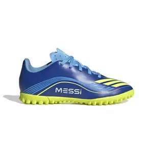 Adidas F50 Messi Club Jr TF team royal blue/solar yellow/semi blue burst chlapecké fotbalové kopačky turfy - Velikost 36 2/3 obraz