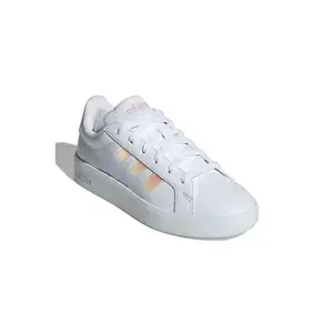 Adidas Grand Court 3.0 Jr cloud white/iridescent/almost pink dívčí tenisky - Velikost 38 2/3 obraz