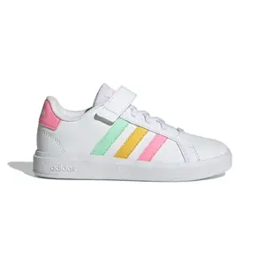 Adidas Grand Court cloud white/pulse mint/beam pink dívčí tenisky - Velikost 35 obraz