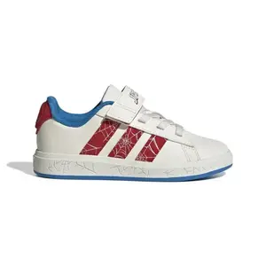 Adidas Grand Court Spider Man K cloud white/pure ruby/bright blue chlapecké tenisky - Velikost 30 obraz