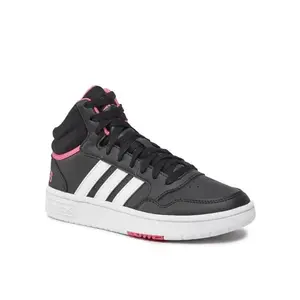 Adidas Hoops 3.0 Mid core black/cloud white/pink fusion dámské tenisky - Velikost 38 2/3 obraz