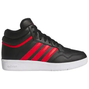 Adidas Hoops 4.0 Mid Jr core black/better scarlet/cloud white chlapecké tenisky - Velikost 36 obraz