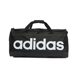 Adidas LINEAR DUFFEL L BLACK/WHITE sportovní taška - Velikost 65 L obraz