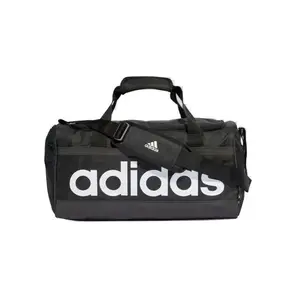 Adidas LINEAR DUFFEL M BLACK/WHITE cestovní taška - Velikost 39 L obraz