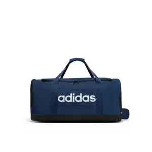 Adidas LINEAR DUFFEL M DKBLUE/WHITE sportovní taška - Velikost 40 L obraz