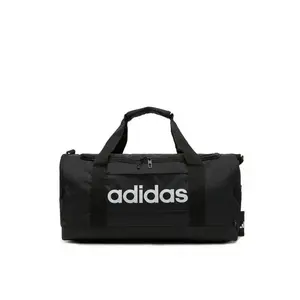 Adidas LINEAR DUFFEL S BLACK/BLACK/WHITE sportovní taška - Velikost 24 L obraz