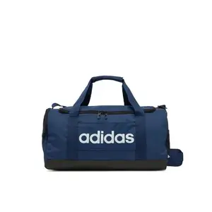 Adidas LINEAR DUFFEL S DKBLUE/WHITE sportovní taška - Velikost 24 L obraz