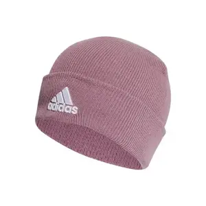 Adidas LOGO BEANIE CUF WONORC/WHITE dámská zimní čepice - Velikost 56/58 cm obraz