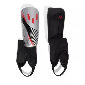 Adidas MESSI SG MTC J SILVMT/LUCRED/BLACK fotbalové chrániče - Velikost L obraz