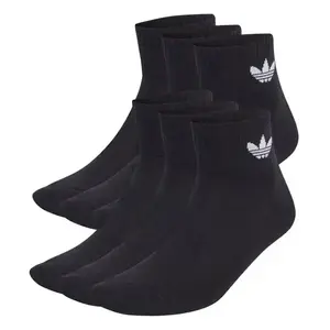 Adidas Originals 6 PACK-MID ANKLE SCK-BLACK ponožky - Velikost 37/39 obraz