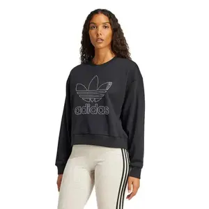 Adidas Originals SNAKE CREW-BLACK dámská mikina - Velikost S obraz
