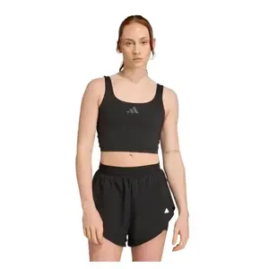 Adidas Power Light Support Bra Tank W black dámská podprsenka - Velikost S obraz