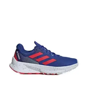 Adidas Terrex Soulstride Flow M dash grey/pure ruby/semi lucid blue pánská běžecká trailová obuv - Velikost 43 1/3 obraz
