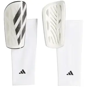 Adidas TIRO SG LGE WHITE/BLACK/SILVMT fotbalové chrániče - Velikost M obraz