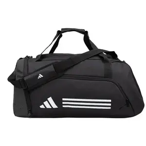 Adidas TR DUFFLE M BLACK/WHITE cestovní taška - Velikost 50 L obraz