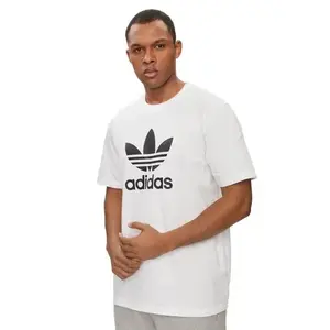 Adidas Trefoil t-shirt-White pánské tričko - Velikost S obraz