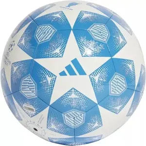Adidas UCL Club 24/25 Knockout Phase-White/Blue fotbalový míč - Velikost 4 obraz