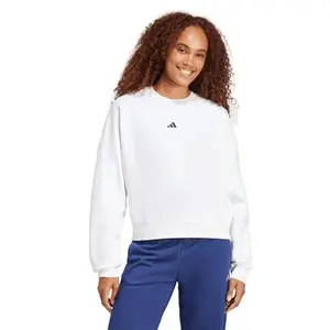 Adidas W SL FC SWT WHITE/BLACK dámská mikina - Velikost L obraz