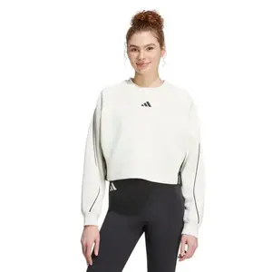 Adidas W STADIUM SWT OWHITE/BLACK dámská mikina - Velikost M obraz