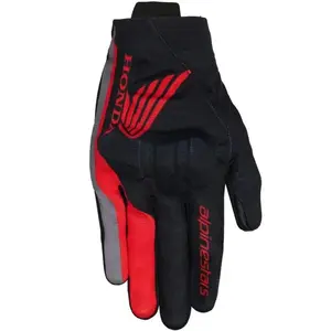 Alpinestars Rukavice na motorku Reef V2 kolekce Honda černo-červeno-šedé - XL obraz