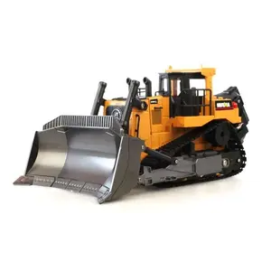 Amewi RC buldozer s funkční radlicí a zadním drapákem 1: 16, zvuky, LED obraz