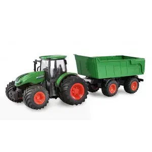 AMEWI Trade e.K. Amewi RC Traktor 2, 4 Ghz se sklápěcím přívěsem, světla, zvuk 1: 24 obraz